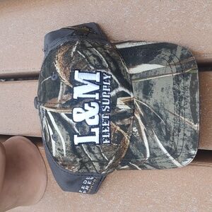 Vintage L & M Fleet Supply Federal Premium Ammunition Trucker Hat Baseball Cap